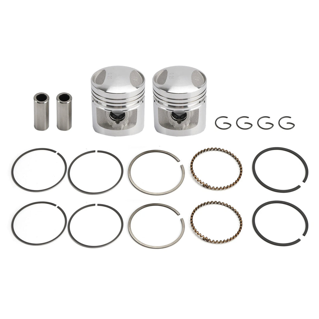 Piston Rings Pin Clips Kit 44.25mm for Honda CA125 CM125 CD125T CBT125 (1982–1999)