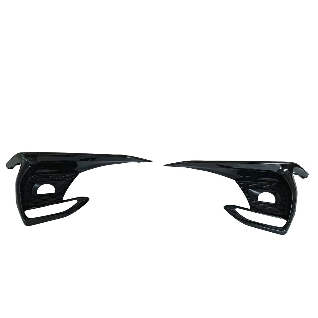 Fog Light Lamp Covers for Infiniti Q50 (2018–2020) Black Grille Bezels