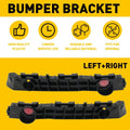 2X Front Bumper Retainer Support Bracket Set for Toyota Tacoma (2016–2021)