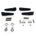Set of 2 Black Foot Pegs for Kawasaki Ninja ZX10R ZX6R ZX9R (1998–2011)