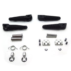Set of 2 Black Foot Pegs for Kawasaki Ninja ZX10R ZX6R ZX9R (1998–2011)