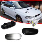 Smoked White LED Side Marker Signal Lights for Subaru Impreza (1993–2001)
