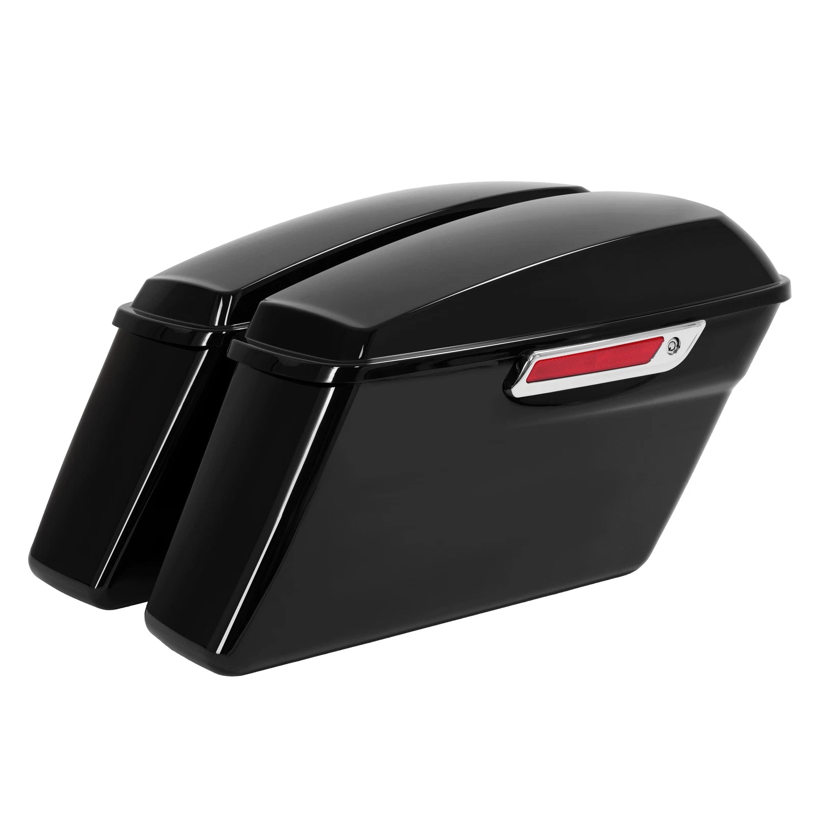 Saddle Bags for Harley Touring Dyna Softail (2014–2023) Vivid Black