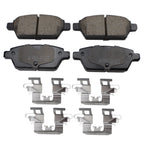 Set of 4 Akebono Rear Ceramic Brake Pads for Ford Fusion MKZ Zephyr 2006–2012