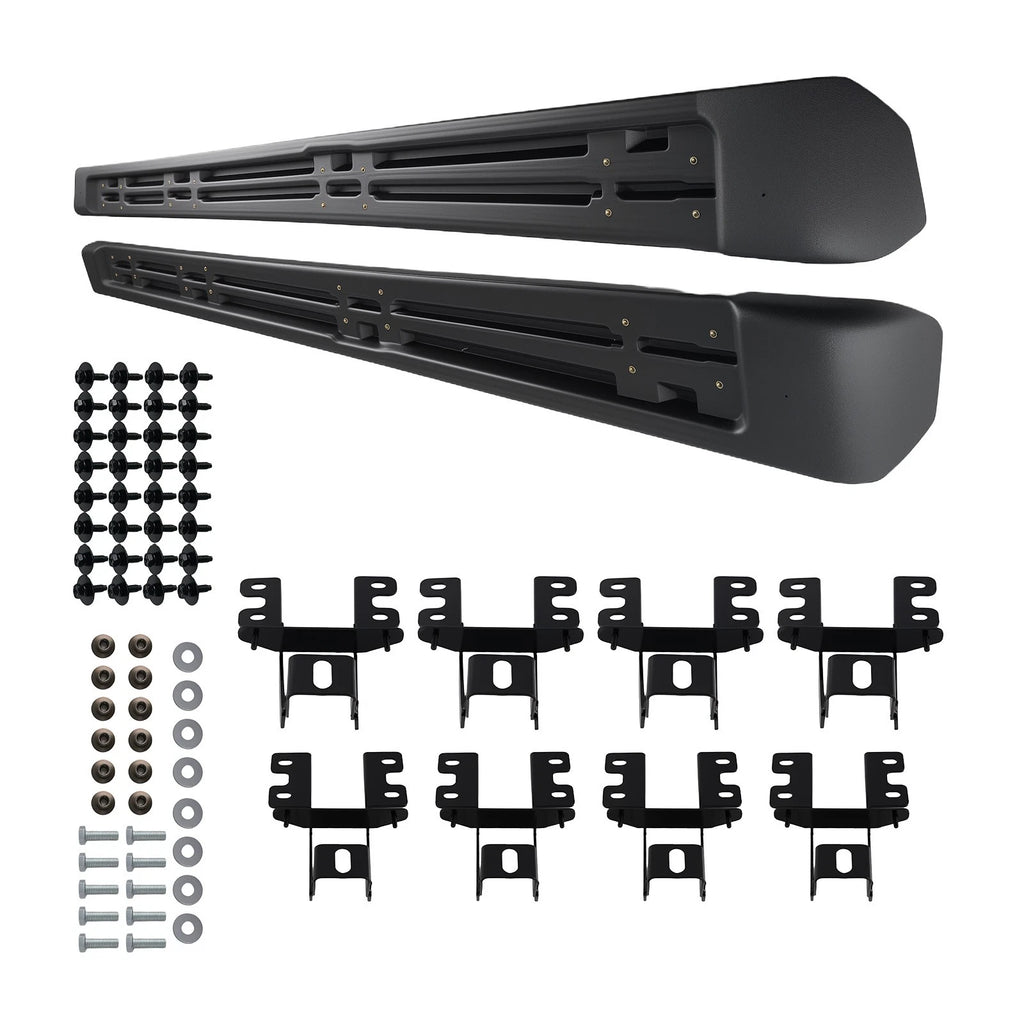 Black Side Steps for Jeep Gladiator JT (2020–2023) Running Board