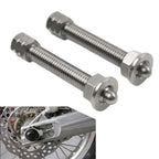 Stainless Steel Chain Adjuster Bolts for Yamaha Honda WR YZ YZF (1985-2023)