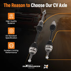 2X CV Axle for Lexus RX350, Toyota Highlander, Venza (2009–2015)