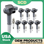 8X Ignition Coils & 8X Spark Plugs for Ford Mustang F150 (2011–2015)