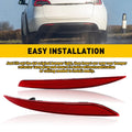 Set of 2 Rear Bumper Reflector Tail Lamps for Tesla Model Y (2020–2022)
