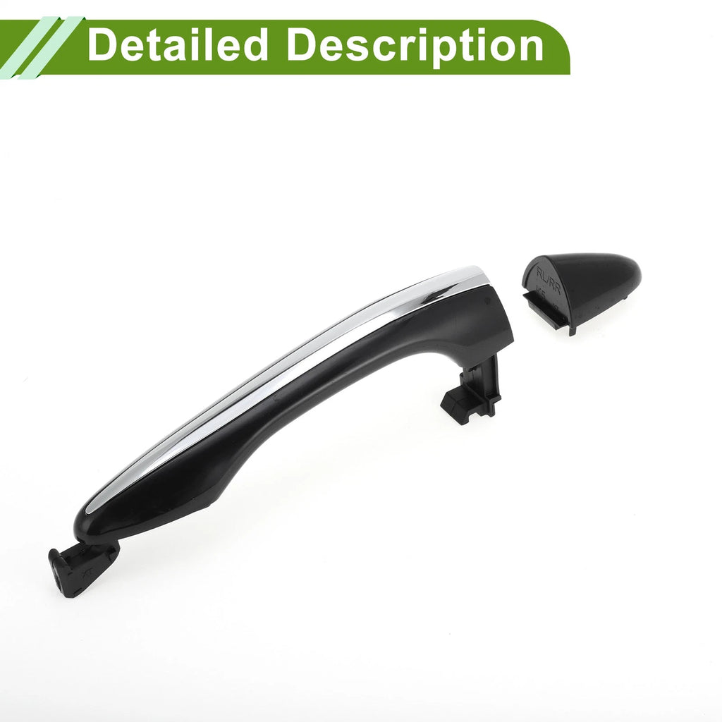 Exterior Door Handle for Hyundai Kia (No. 836522T000) Silver Tone Rear