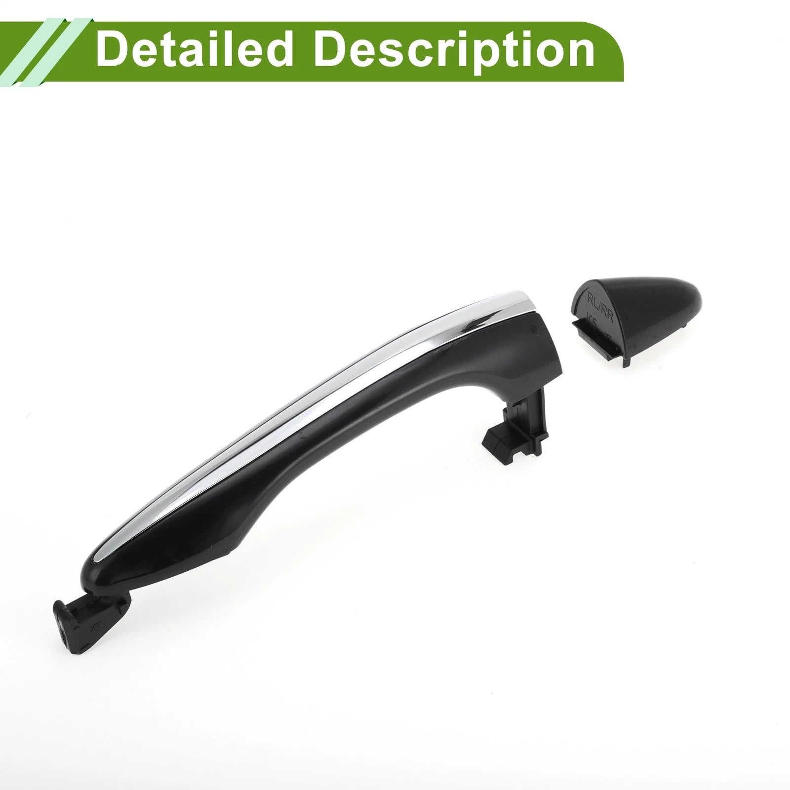 Exterior Door Handle for Hyundai Kia (No. 836522T000) Silver Tone Rear