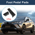 2 Pcs Accelerator Pedal Covers for Toyota Harrier (2022) - Black