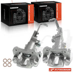 Pair Rear Disc Brake Calipers with Brackets for Honda Accord (1991–1997)