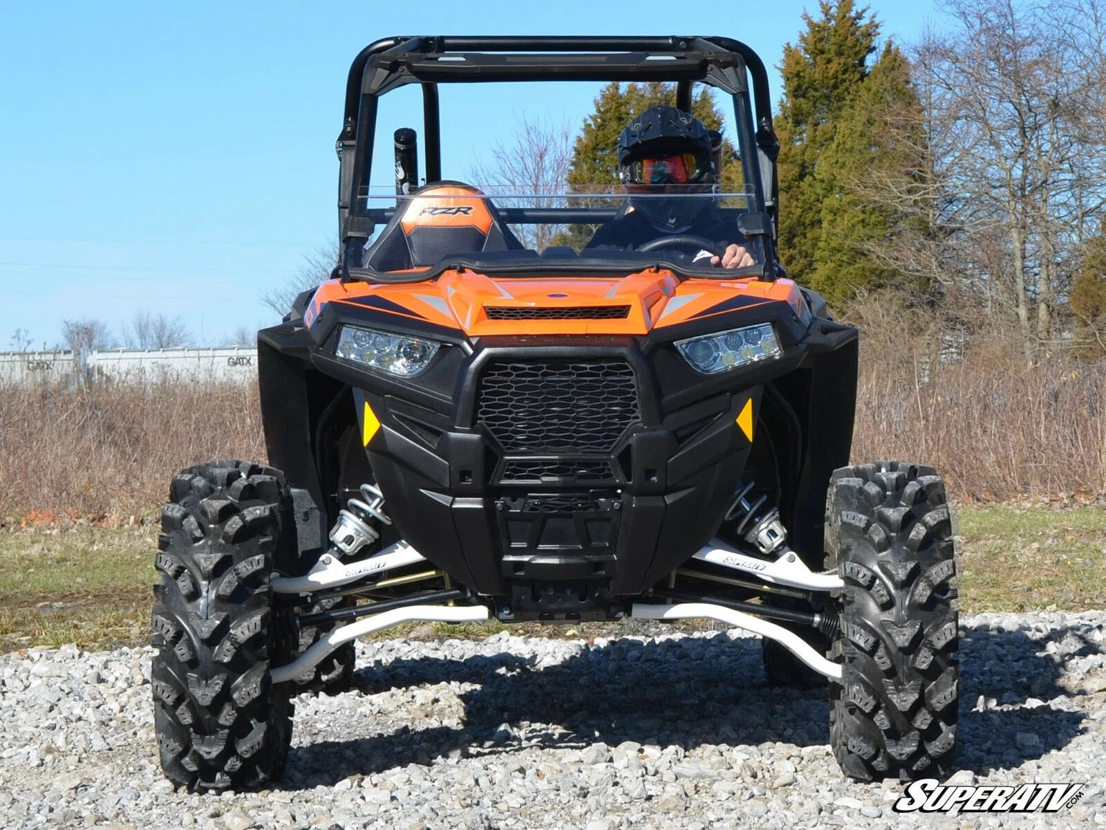 Half Windshield for Polaris RZR XP 1000 (2014–2018) - Clear Standard