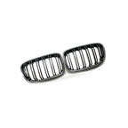 Carbon Texture Double Line Grille for BMW 1 Series F20 (2011–2014)