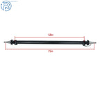 Trailer Axle Beam for 7000 lbs Trailers (75" Hub Face, 58" Spring Center)