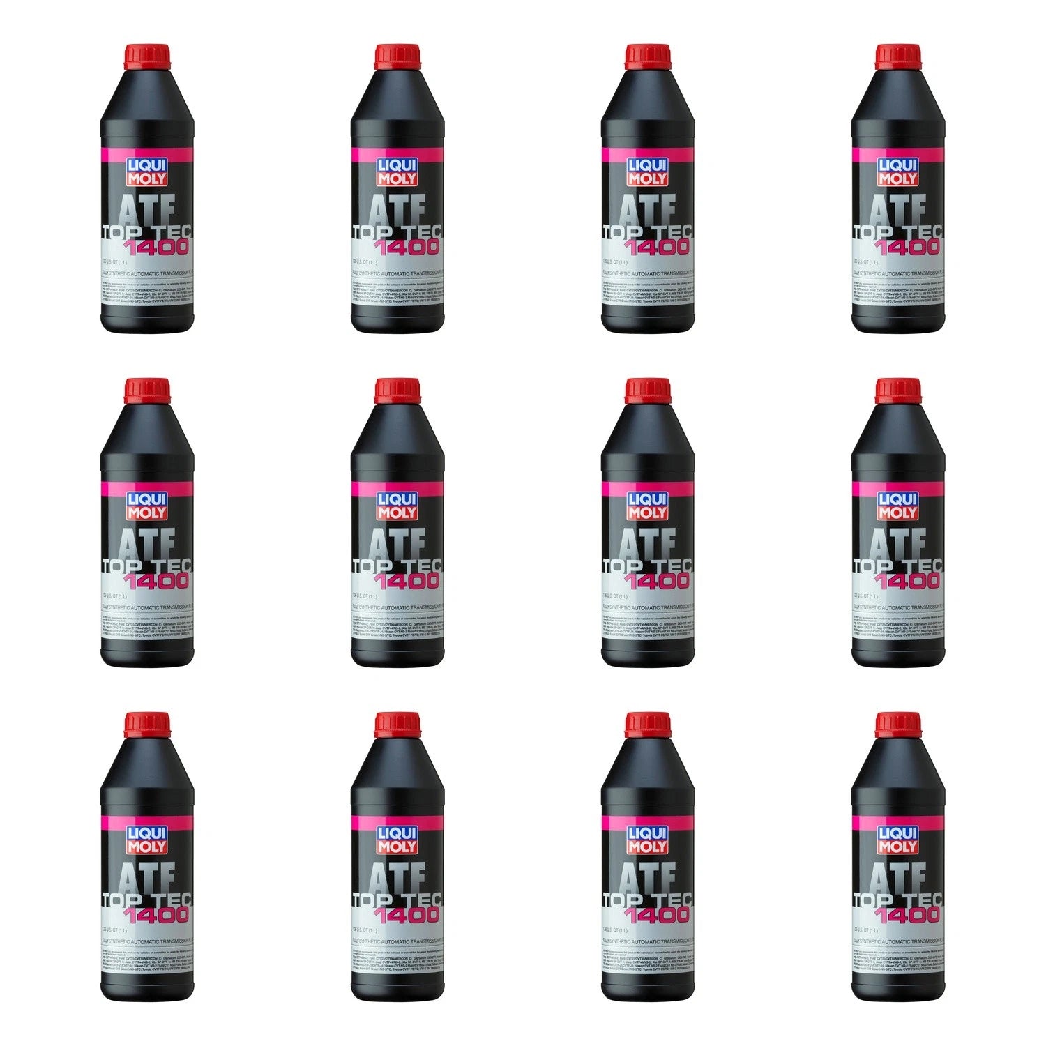 Set of 12 Liqui Moly Top Tec ATF 1400 Automatic Transmission Fluid (1L)