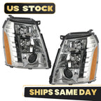 HID Headlight Set for Cadillac Escalade (2009–2014) Left + Right Pair