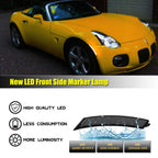 Smoked White LED Front Sidemarker Lights for Pontiac Solstice & Saturn Sky (2006–2010)