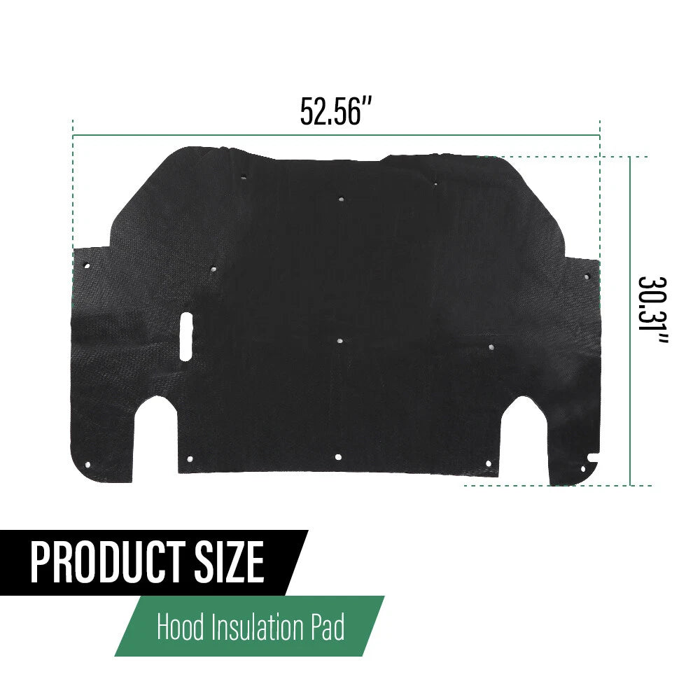Hood Insulation Pad & Clips for Ford Ranger (1993–1997)
