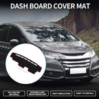 Dashboard Cover Mat for Honda N-Van JJ1 JJ2 (All Years) Black Red
