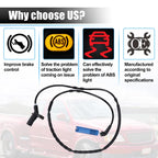 ABS Wheel Speed Sensor Set of 2 for BMW 330Ci (2001–2006)