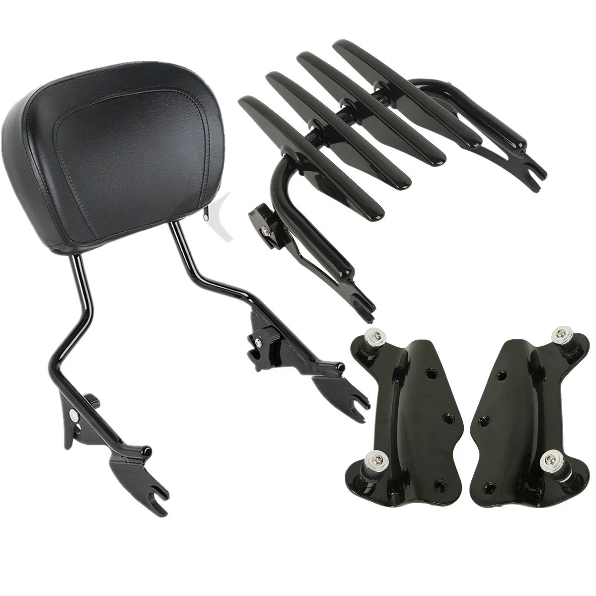 Sissy Bar Backrest & Luggage Rack for Harley Road Glide (2009–2013)