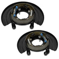 Set of 2 Rear Brake Backing Plates for Ford F-350 (2005–2012) 926-272 926-273