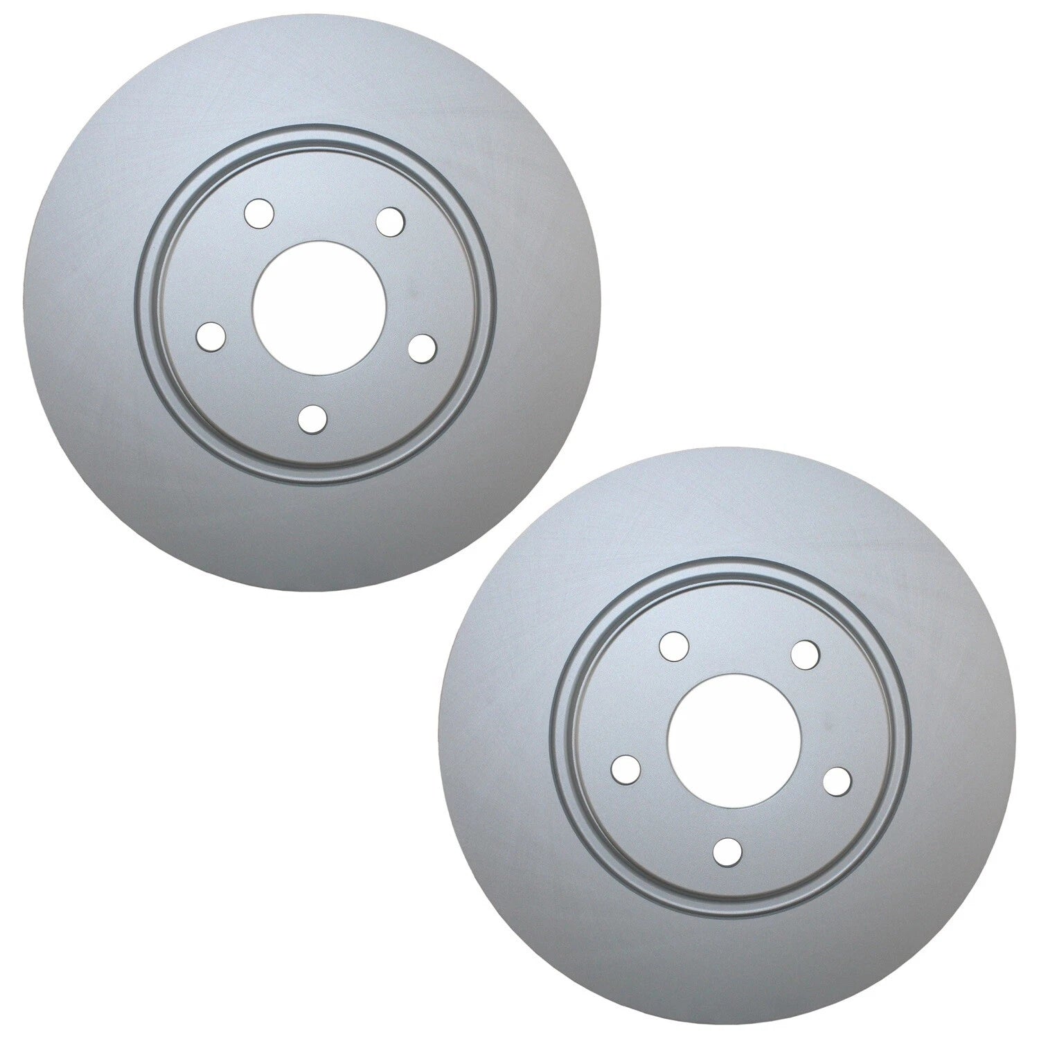 2X Front Coated 296mm Brake Rotors for Cobalt Malibu G5 Aura (2005–2010)