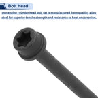 Set of 10 Engine Cylinder Head Bolts for Ford Bronco 2.3L L4 (2021–2022) No. ES 72207