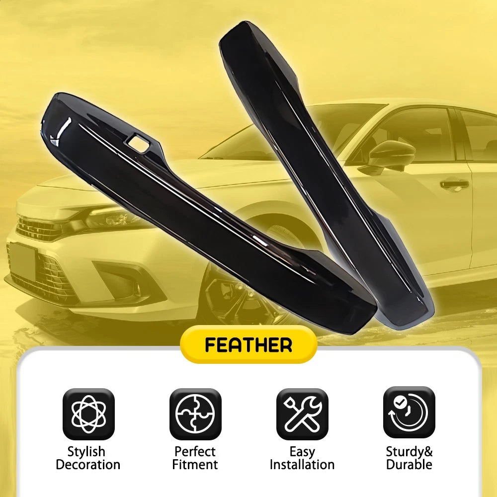 Gloss Black Door Handle Covers for Honda Accord (2023-2025)