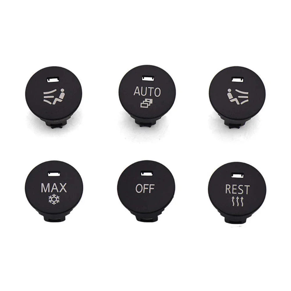 1 Set A/C Panel Switch Button Cover for BMW 5 Series E63 E60 E64 (2003–2010)