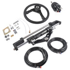 Hydraulic Outboard Steering System Kit for Boats (300HP, 14 FT Hose)