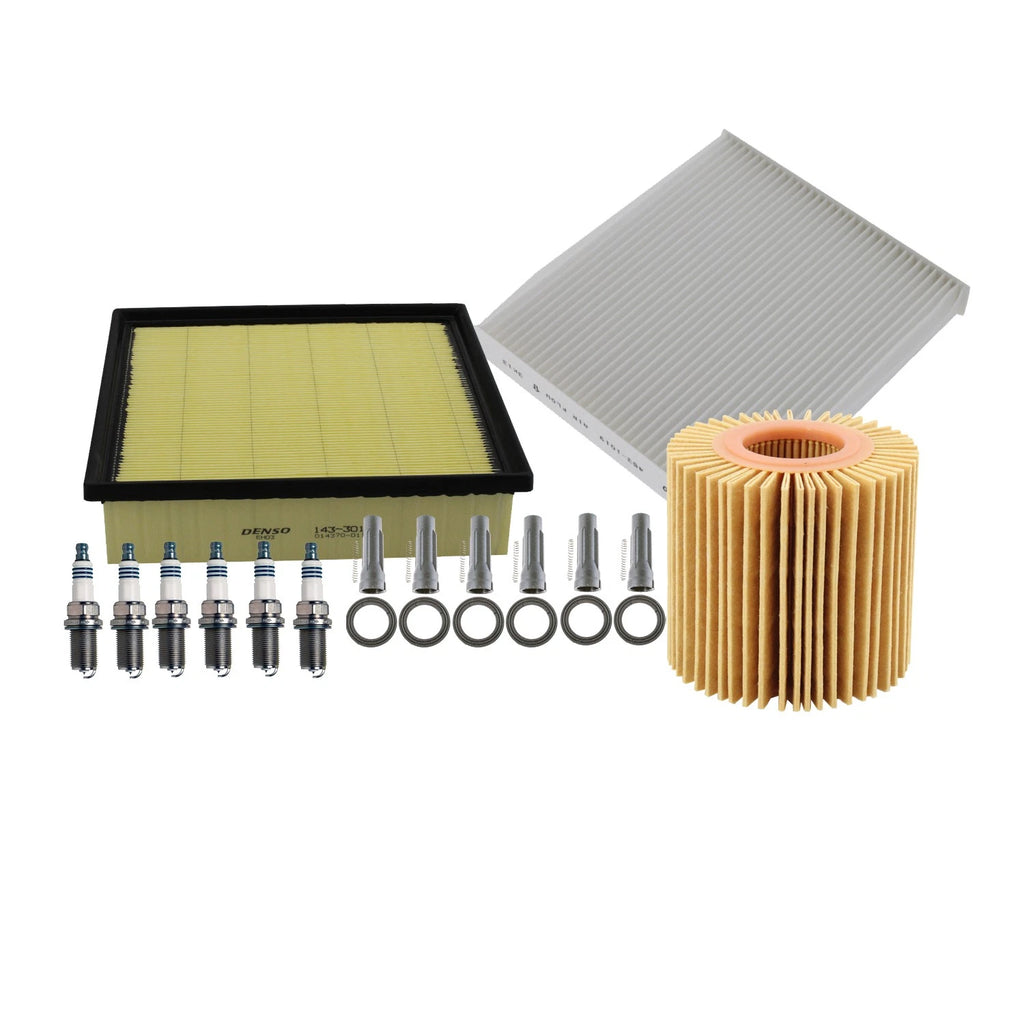Tune Up Kit 6 Spark Plugs & Boots for ES350 RX350 Camry Sienna (2007–2020)