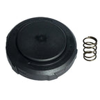 Replacement grass cutting head cover spring and base for outdoor use