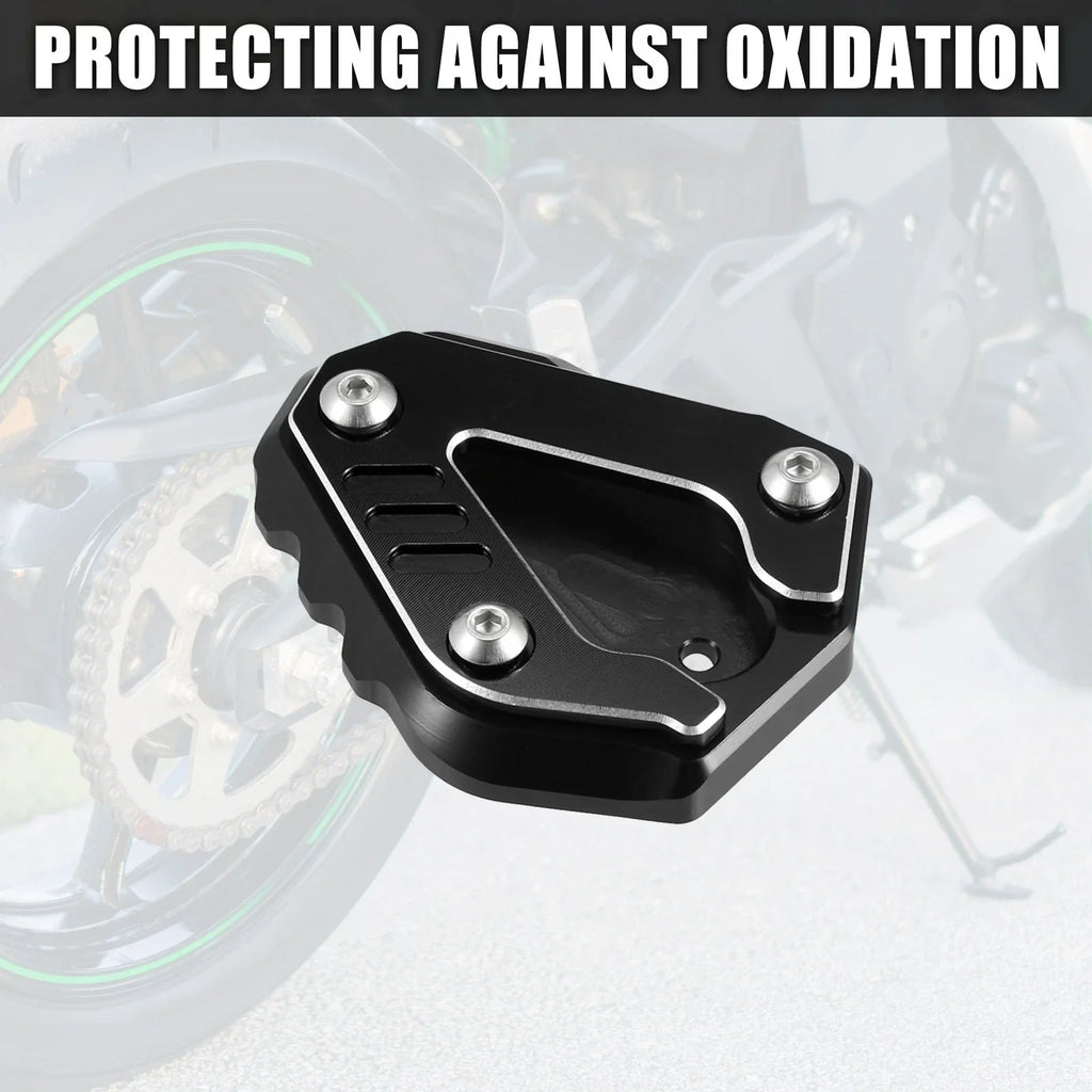 1 Set Aluminum Black Motorcycle Kickstand Pad for BMW S1000RR (2019 - 2023)