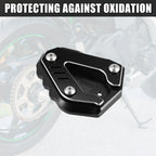 1 Set Aluminum Black Motorcycle Kickstand Pad for BMW S1000RR (2019 - 2023)