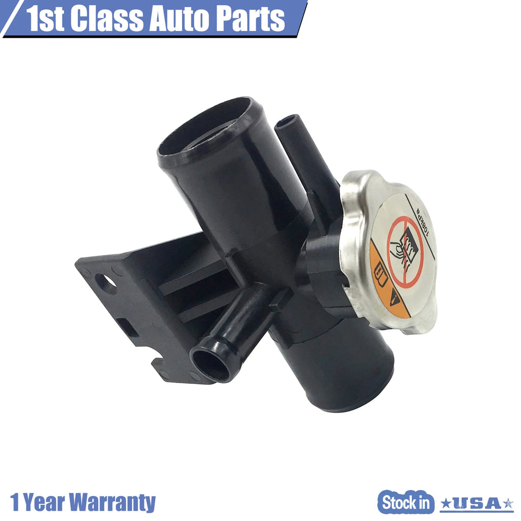 Radiator Coolant Filler Neck + Cap for Mitsubishi Lancer (2008–2015)