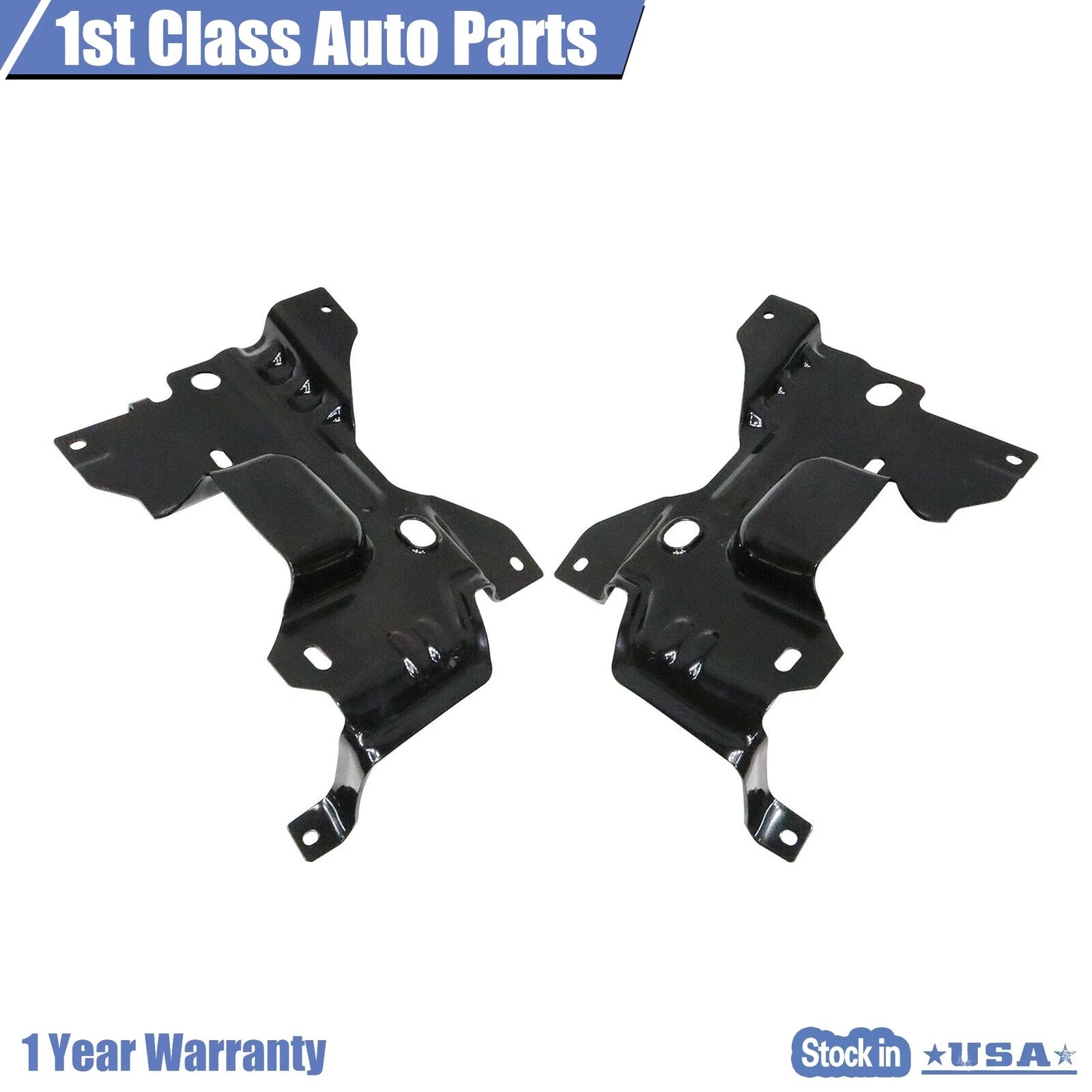 2X Front Bumper Bracket Set for Ford F-150 (2009-2014)