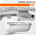 Rear Right Bumper End Cap for Ford Ranger (2019–2023) w/ Parking Sensor Holes Chrome