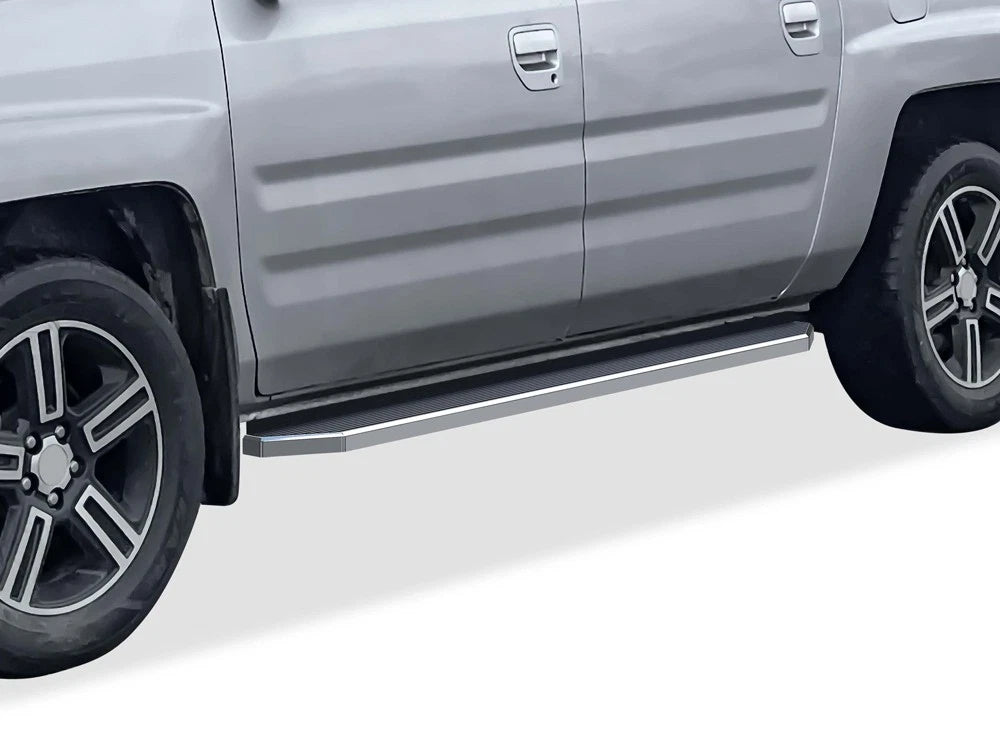 6" Polished Side Step Bars for Honda Ridgeline (2006–2014)