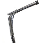 Chrome 12" Rise Monkey Ape King Bars Handlebar for Harley Touring (1986–Present)