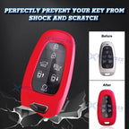 Smart Key Fob Cover Case for Hyundai Sonata Tucson (2015-2020)