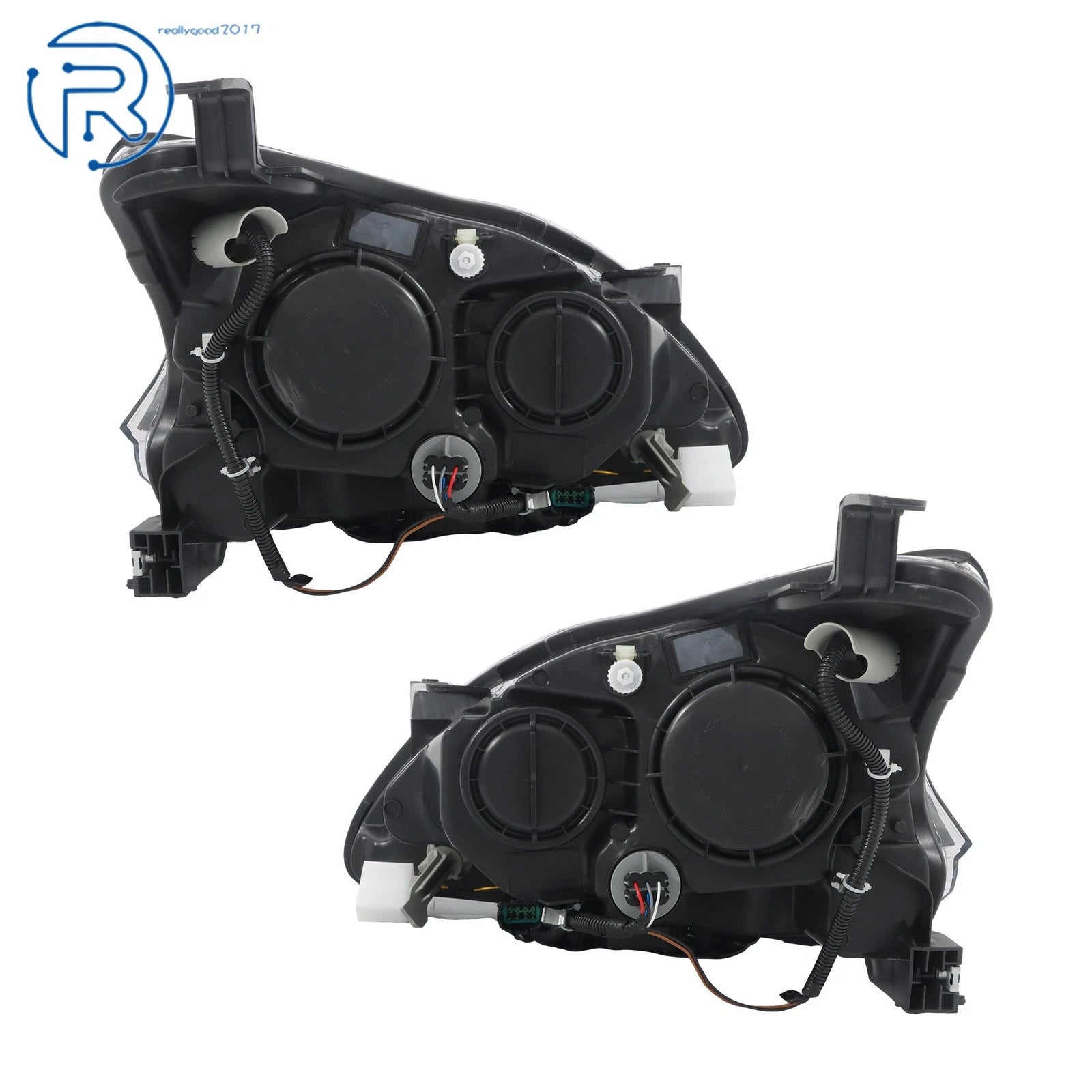 Set of 2 Halogen Headlights with LED DRL for Nissan Sentra (2013-2015)