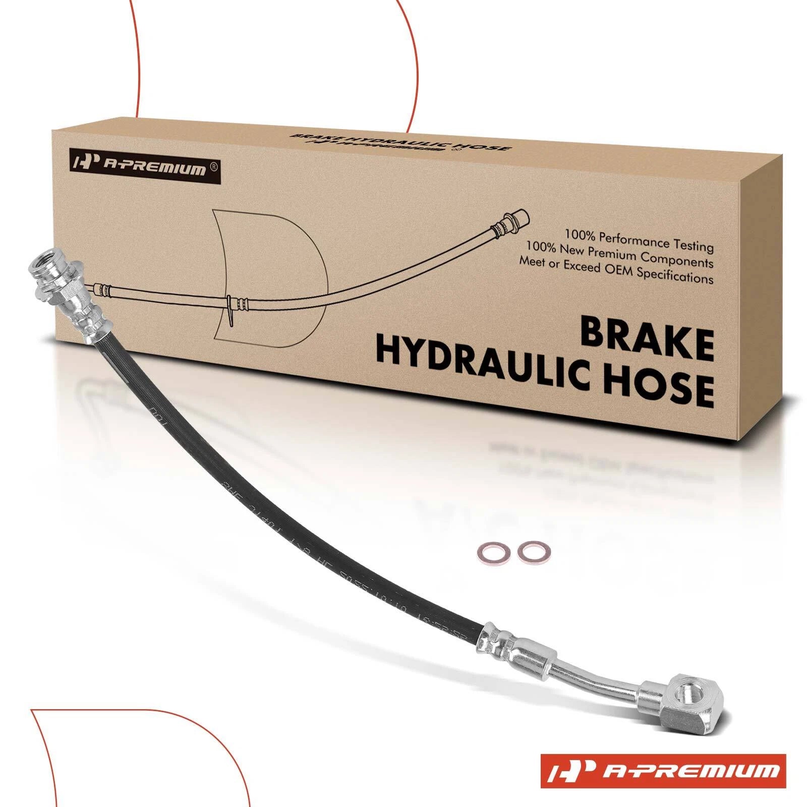 Rear Right Brake Hydraulic Hose for Buick Riviera Cadillac Oldsmobile (1963–1999)