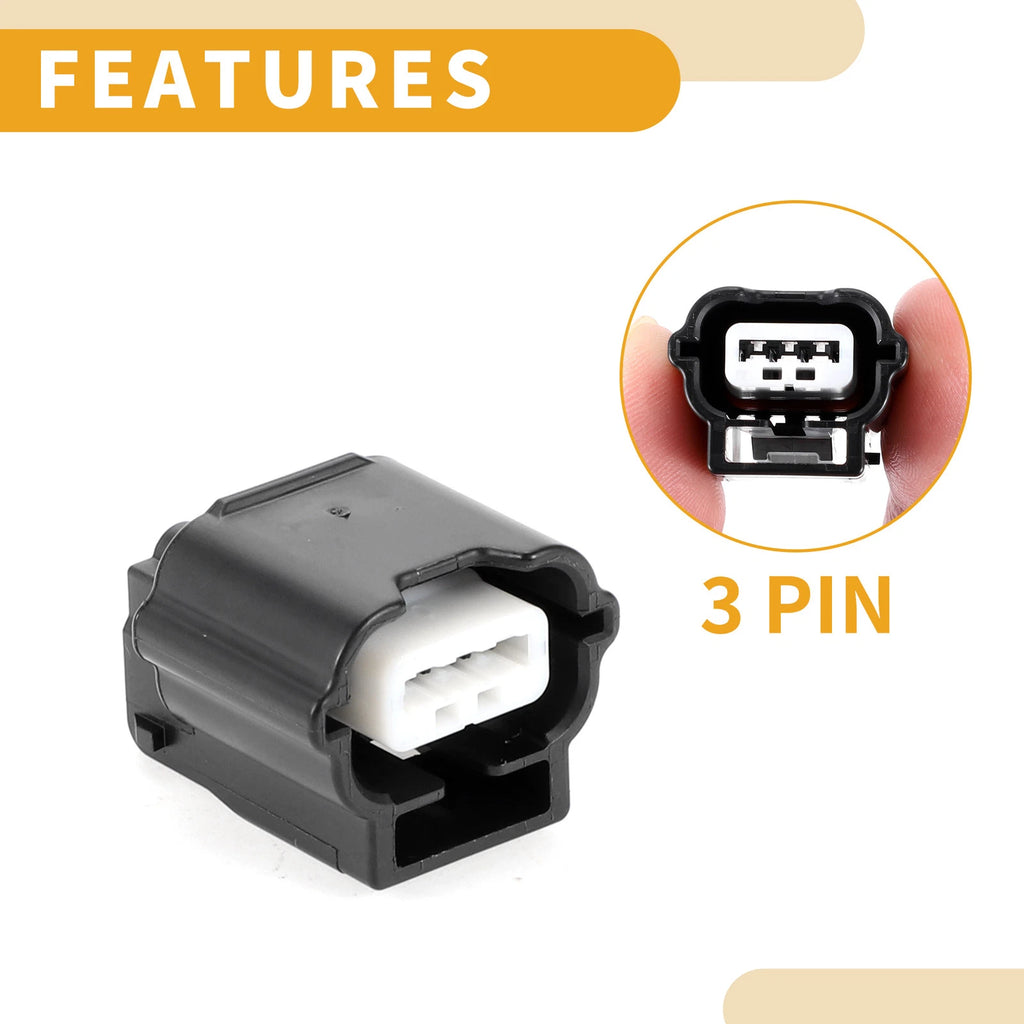 3 Pin Headlight Ballast Connector Plug for Nissan 