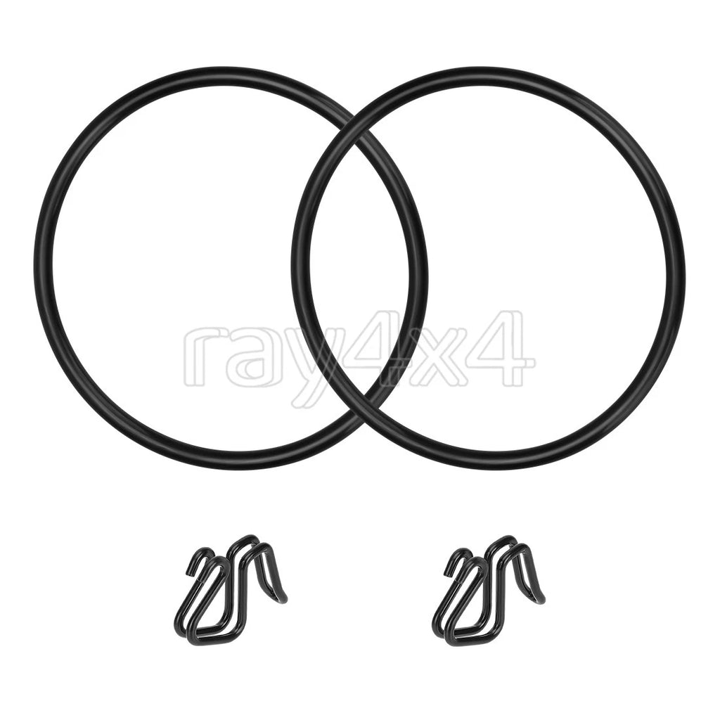 Front Number Plate Mount Clips & O-ring Bands for Honda Z50 Z50R (1979–1987)