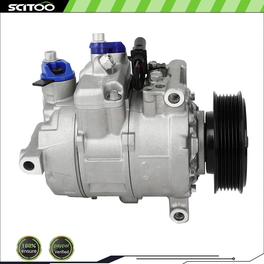 A/C Compressor with Clutch for Audi A4 A4 Quattro (2006–2010) 1.8L 2.0L L4