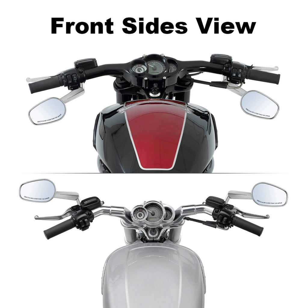 Rear View Mirrors with LED Turn Signals for Harley V-ROD VRSCF (2009–2017)
