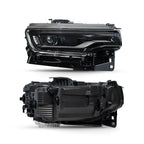 Full LED Chrome Headlights for Jeep Wagoneer (2022–2025) Left+Right Pair